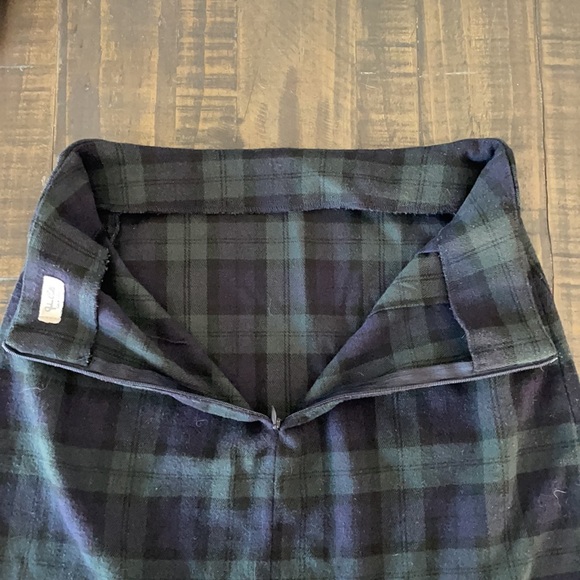 brandy melville (john galt) dark green and blue skirt - Picture 3 of 4